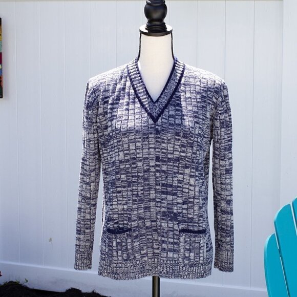 Vintage 1980s Helen Sue Pull Over Sweater Pockets - Medium/Large - Picture 1 of 4